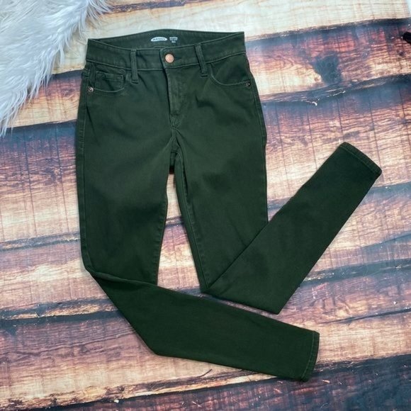Old Navy Denim - RELISTED  Old Navy Rockstar Super Skinny Pants Olive Green
